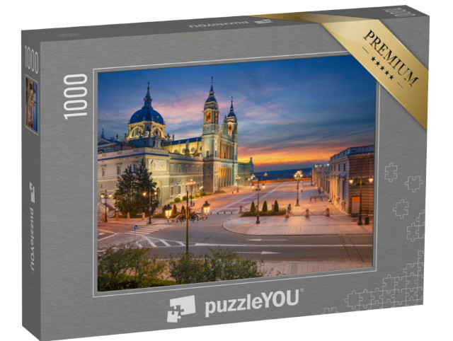 Puzzle 1000 Teile „Santa Maria la Real de La Almudena, Madrid, Spanien“