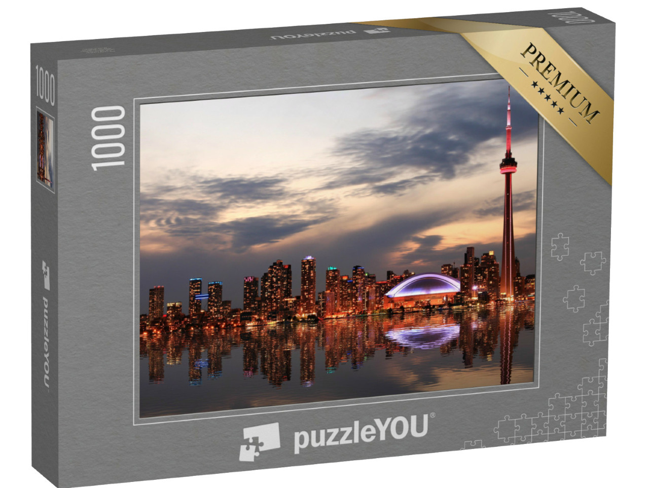 Puzzle 1000 Teile „Sonnenuntergang in Toronto, Ontario, Kanada“