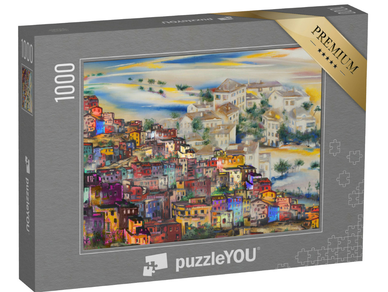Puzzle 1000 Teile „Alte europäische Städte“