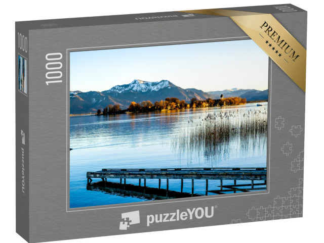 Puzzle 1000 Teile „Der berühmte Chiemsee in Bayern, Deutschland“