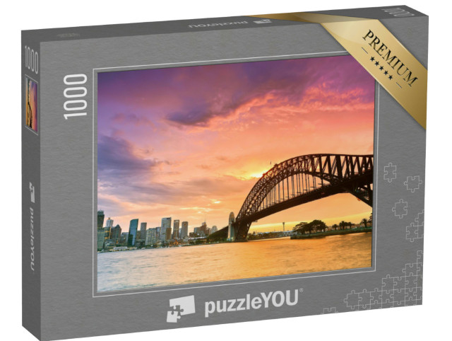 Puzzle 1000 Teile „Sydney Harbour von Kirribilli in Nord-Sydney aus gesehen“