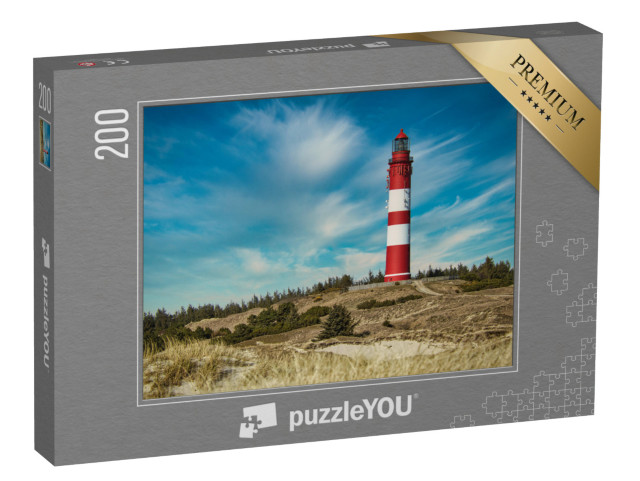 Puzzle 200 Teile „Der Amrumer Leuchtturm“
