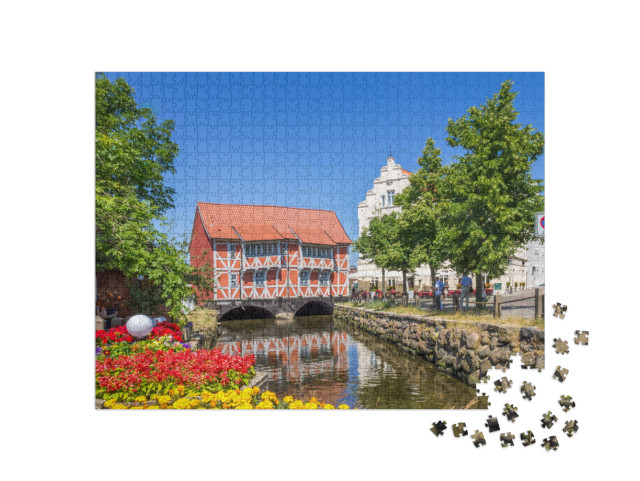 Puzzle 1000 Teile „Historisches Wismar, Mecklenburg-Vorpommern“