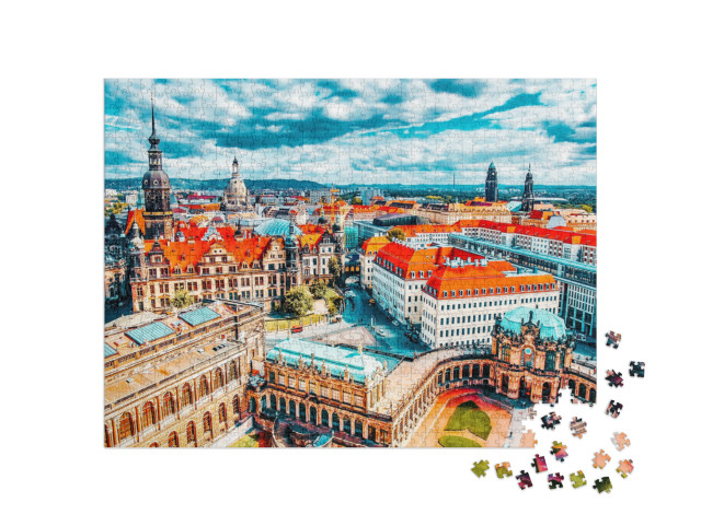 Puzzle 1000 Teile „Der Dresdner Zwinger, Sachsen, Deutschland“