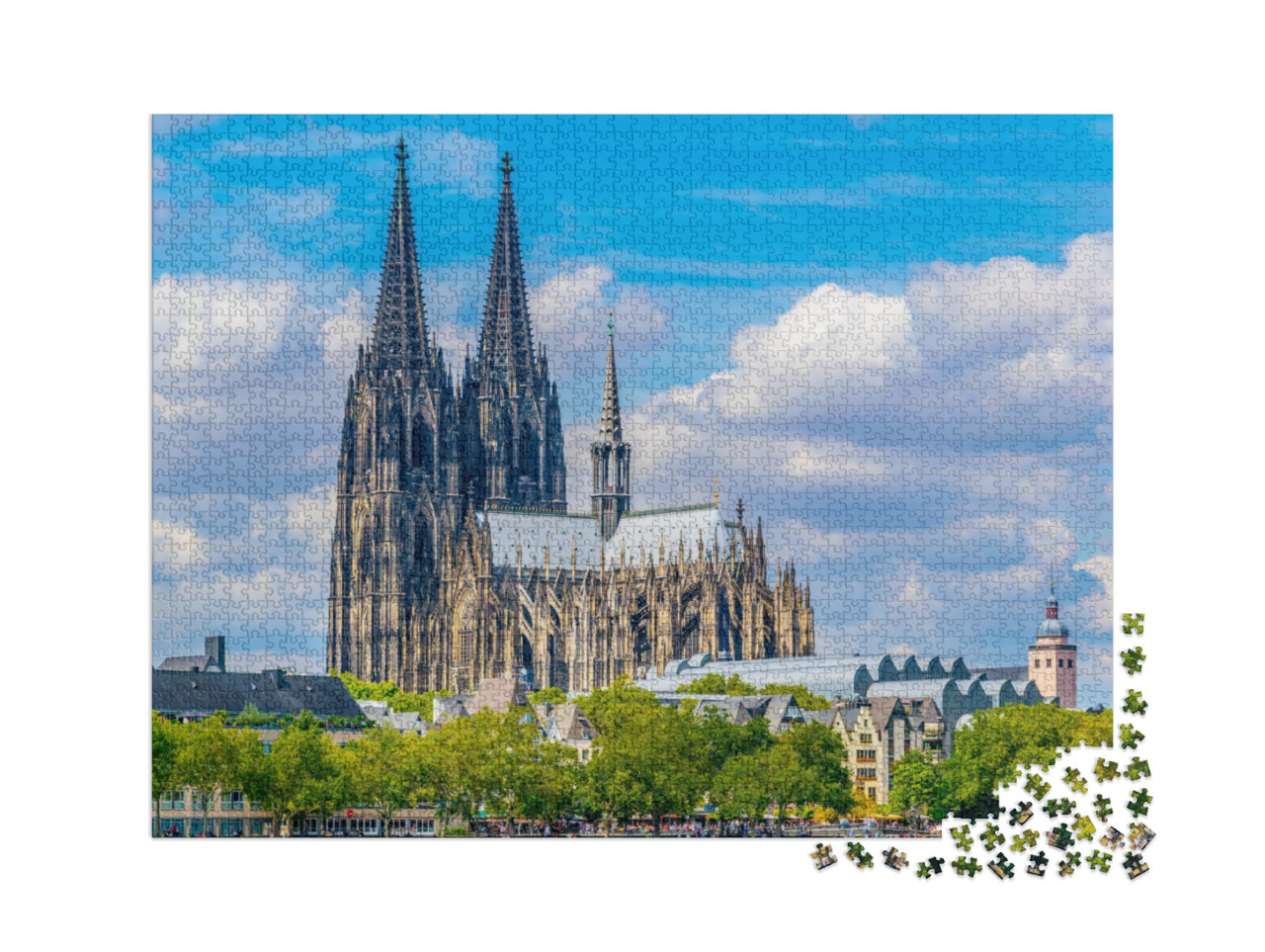 Puzzle 2000 Teile „Prachtvoller Dom in Köln, Deutschland“