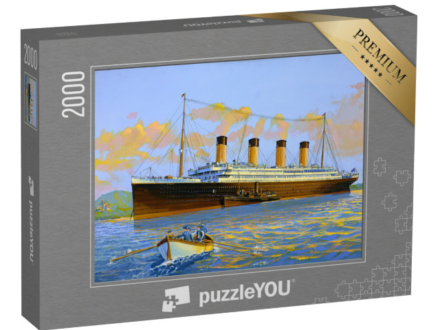 Puzzle 2000 Teile „Titanic ankerte vor Roches Point in der Nähe von Queenstown“