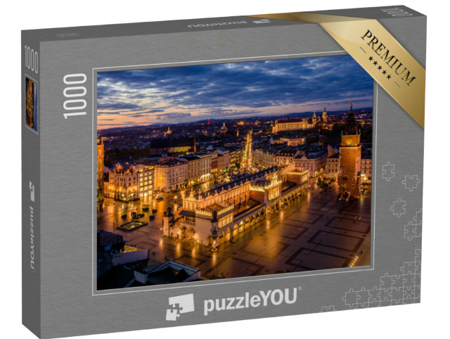 Puzzle 1000 Teile „Hauptplatz von Krakau, Polen“