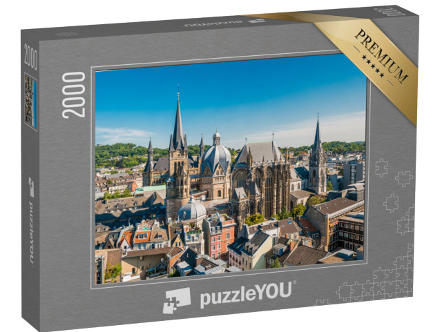 Puzzle 2000 Teile „Wunderschöne Stadt Aachen, Deutschland“