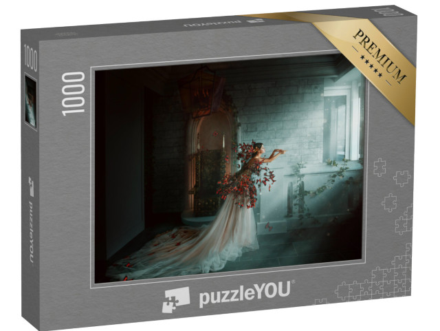 Puzzle 1000 Teile „Die Schmetterlingsfrau“