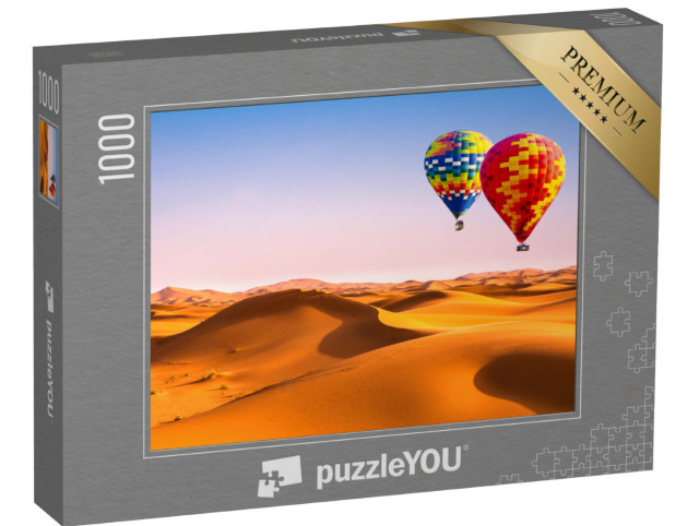 Puzzle 1000 Teile „Aussicht auf Sanddünen in Marokko“