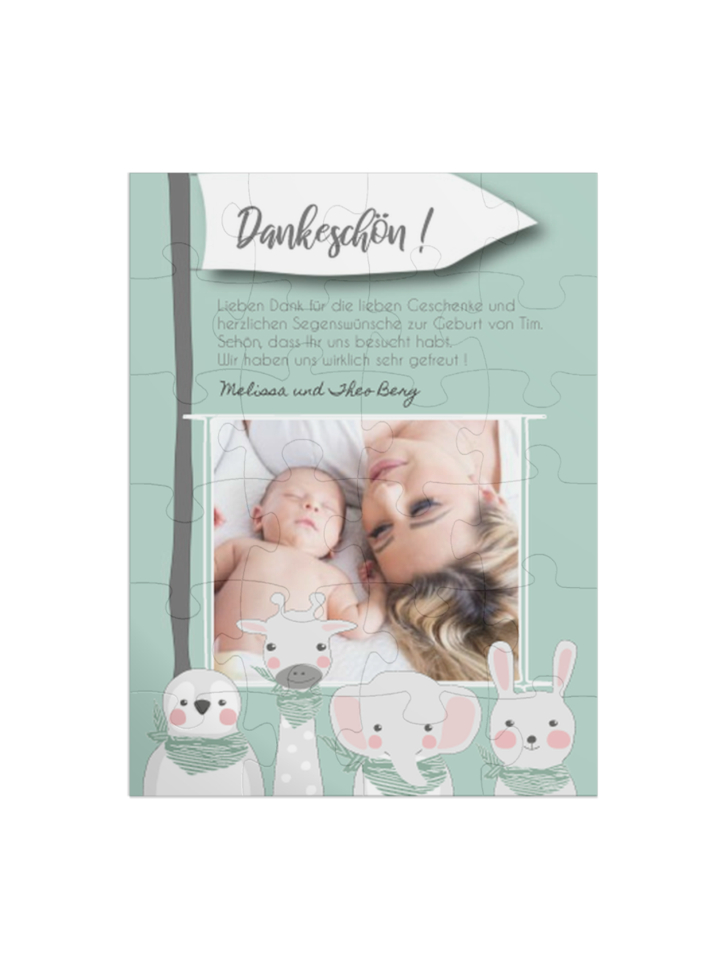 "Tierisch wild" in Hochformat mint
