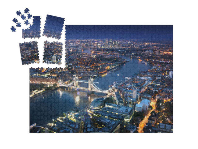 Puzzle-Adventskalender „London bei Nacht“