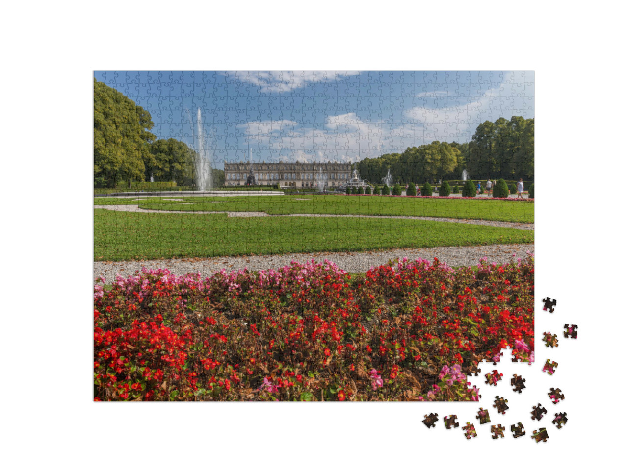 Puzzle 1000 Teile „Schloss Herrenchiemsee, das größte Schloss von König Ludwig II.“