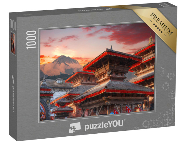 Puzzle 1000 Teile „Antike Stadt Patan im Kathmandutal, Nepal“