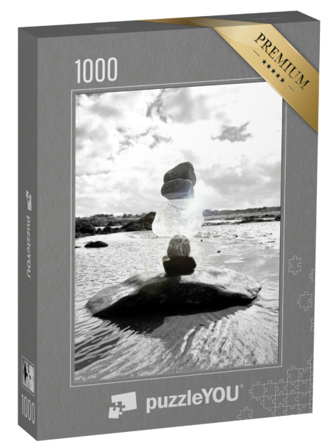 Puzzle 1000 Teile „Skulptur aus Stein und Glas “