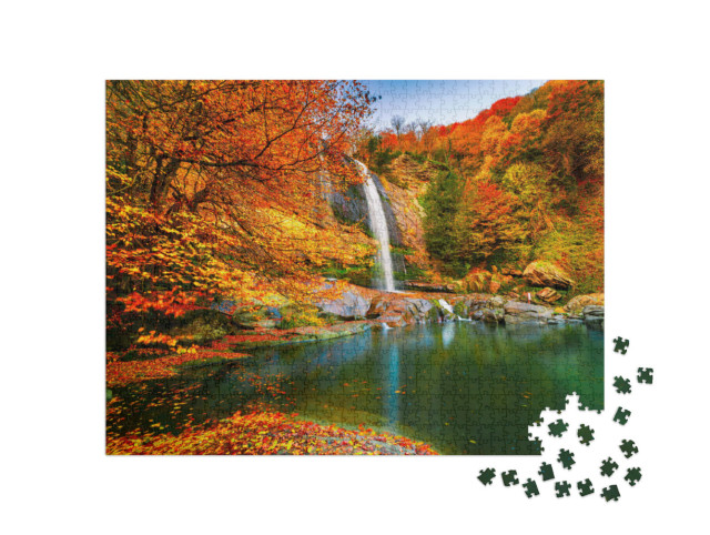 Puzzle 1000 Teile „Suuctu Wasserfälle, Bursa, Türkei“
