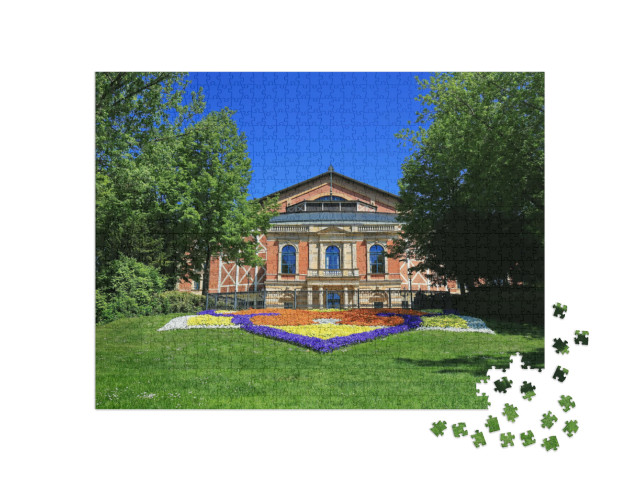 Puzzle 1000 Teile „Villa in Bayreuth, Deutschland“