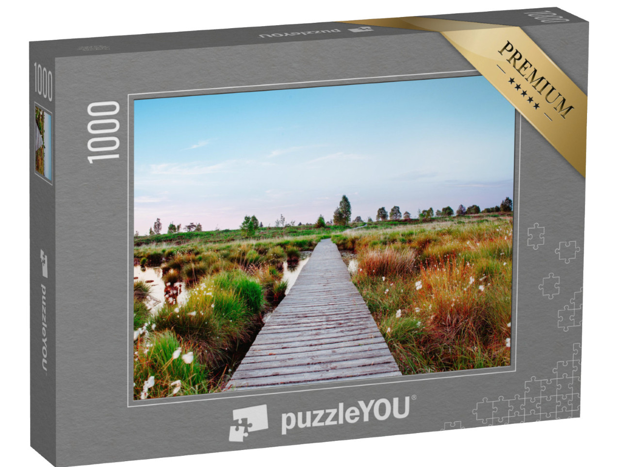 Puzzle 1000 Teile „Geheimnisvolles Hohes Venn, Belgien und Deutschland“