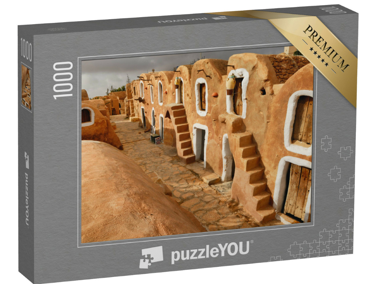 Puzzle 1000 Teile „Tunesische Kornkammer, Ksar Ouled Debbab, Tataouine, Tunesien“