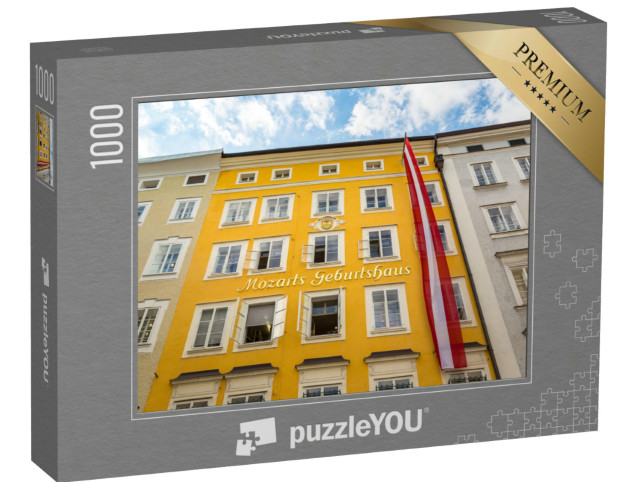 Puzzle 1000 Teile „Geburtshaus von Wolfgang Amadeus Mozart, Salzburg, Österreich“