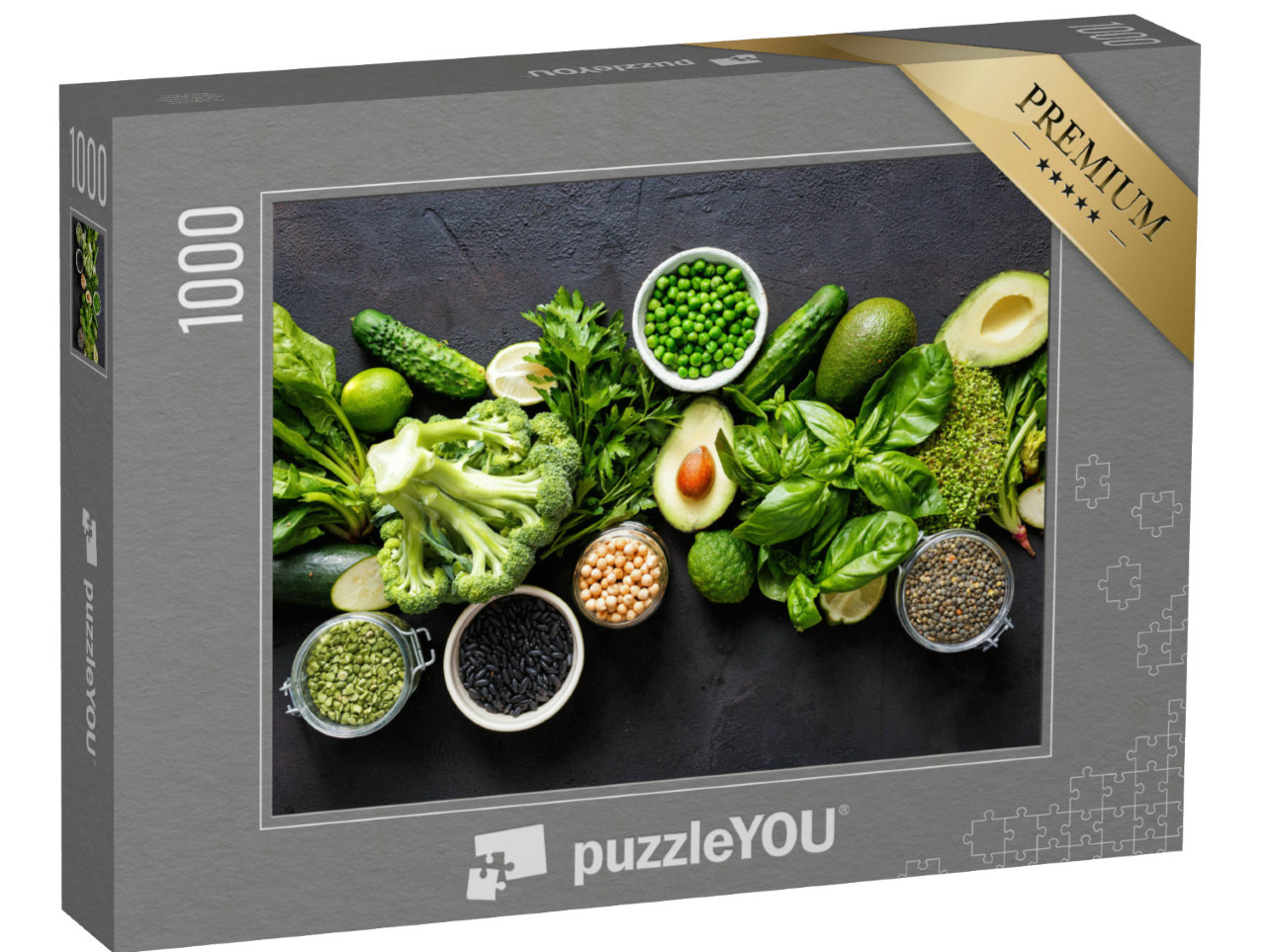 Puzzle 1000 Teile „Gemüse, Sprossen, Samen“