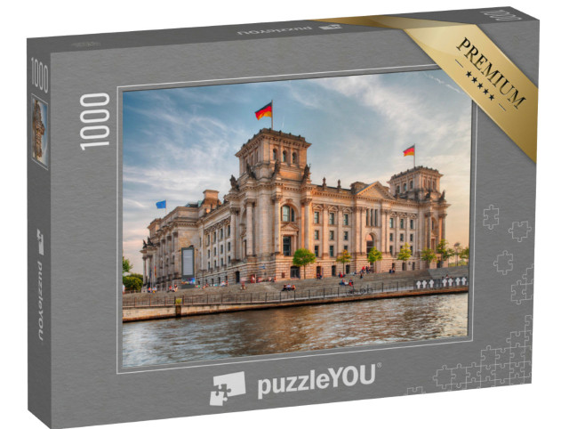 Puzzle 1000 Teile „Das Reichstagsgebäude in Berlin als Deutsches Parlament“