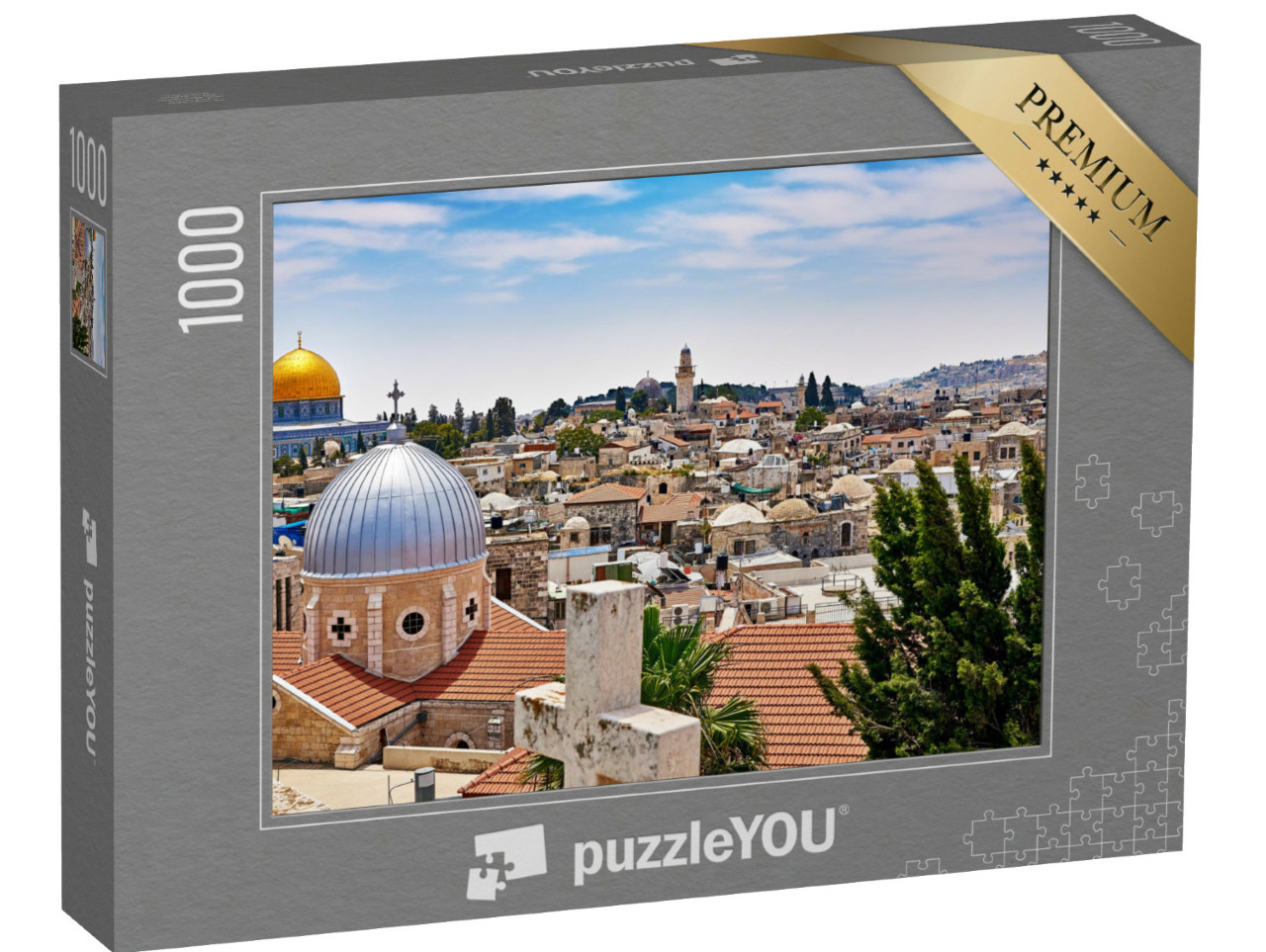 Puzzle 1000 Teile „Wunderschöner Blick über Jerusalem, Israel“