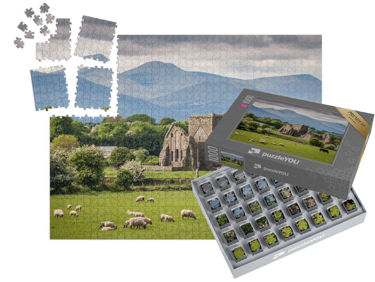 Puzzle „Idyllische irische Landschaft“ | SMART SORTED® 1000 Teile