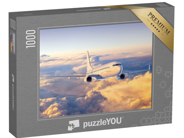 Puzzle 1000 Teile „Flugzeug am Himmel“