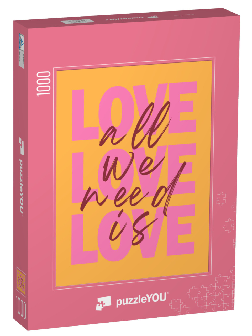 Puzzle 1000 Teile „All we need is love“