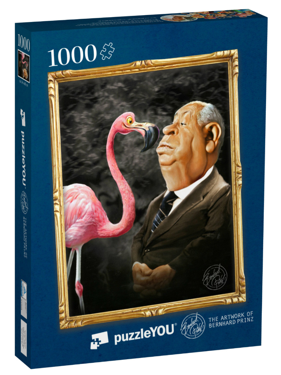 Puzzle 1000 Teile „Alfred Hitchcock“