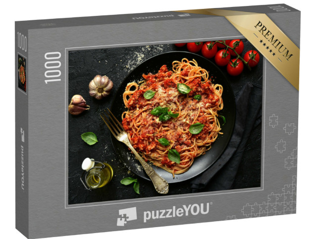 Puzzle 1000 Teile „Traditionelle italienische Spaghetti Bolognese“