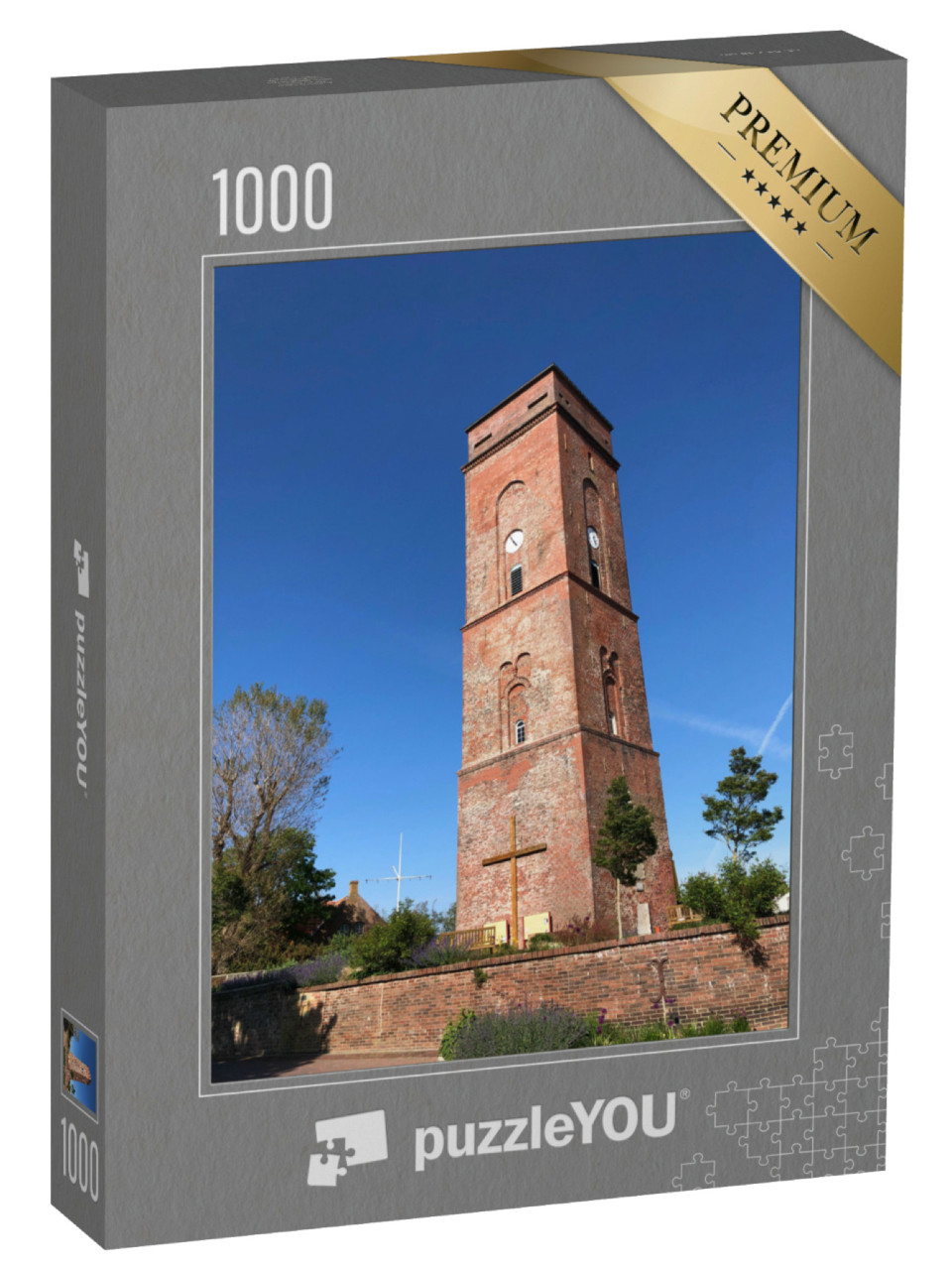 Puzzle 1000 Teile „Alter Leuchtturm auf der Insel Borkum“