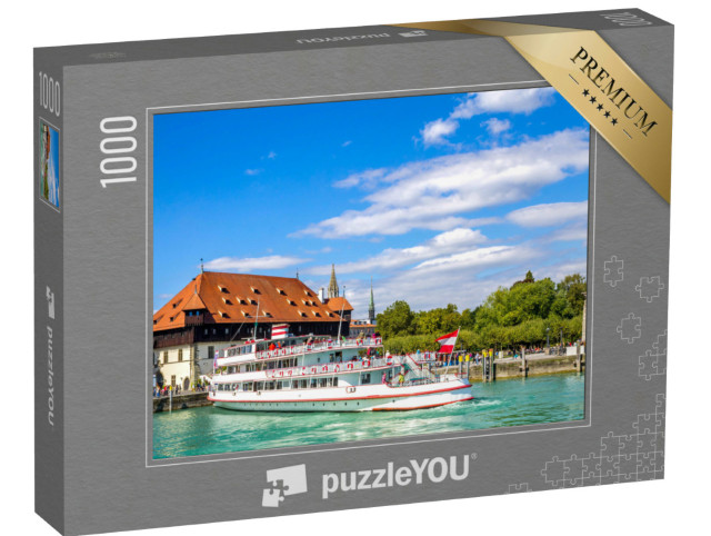 Puzzle 1000 Teile „Das Konzil, historisches Gebäude in Konstanz am Bodensee“