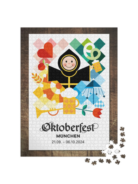Puzzle 1000 Teile „OKTOBERFEST™ 2024 JAHRESMOTIV“