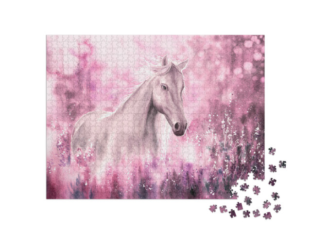 Puzzle 1000 Teile „Fantastisches Wildpferd“