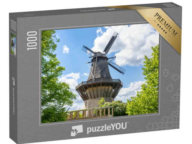 Puzzle 1000 Teile „Windmühle im Park Sanssouci, Potsdam, Deutschland“