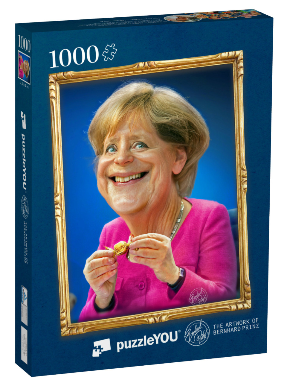 Puzzle 1000 Teile „Angela Merkel“