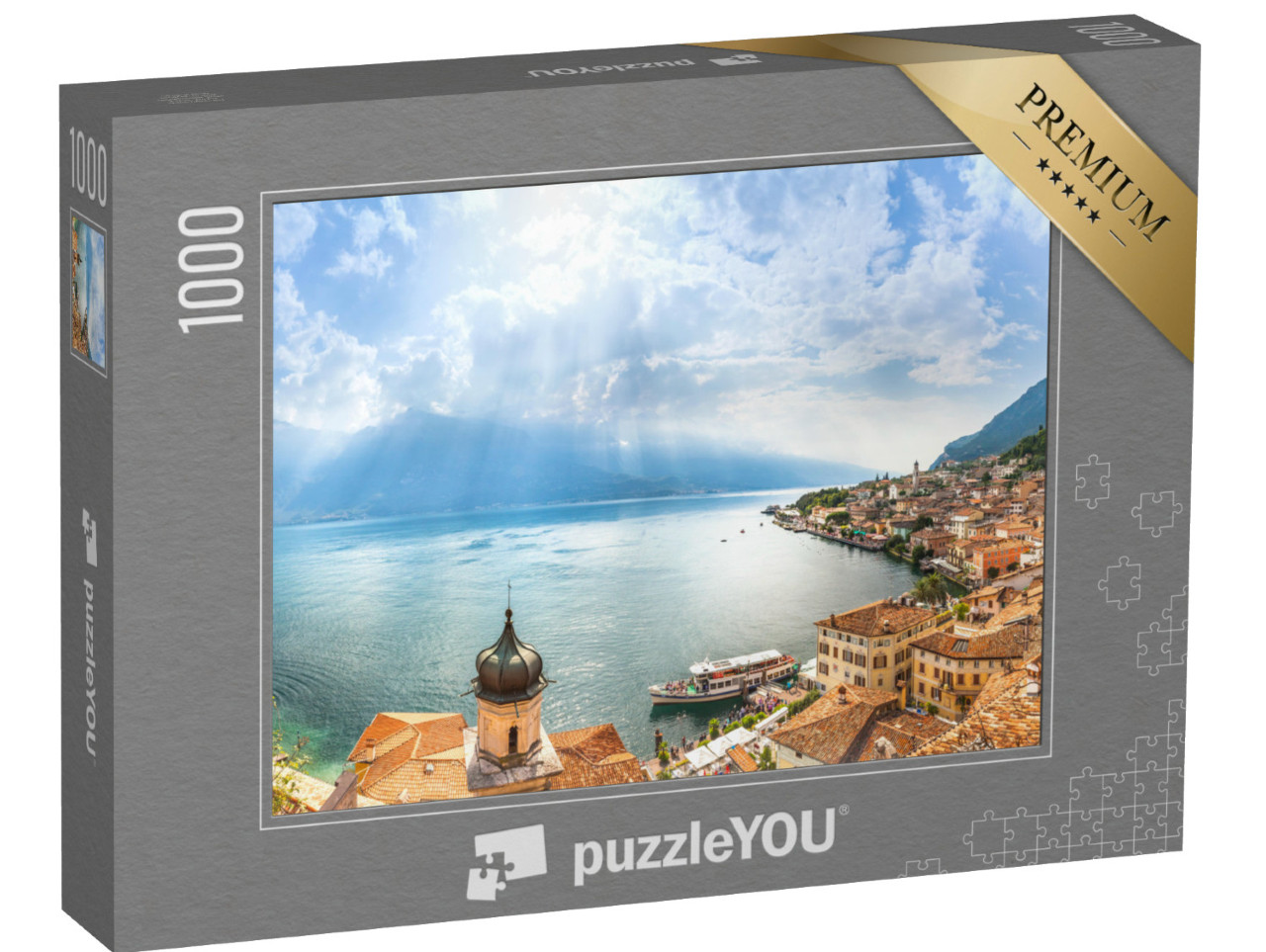 Puzzle 1000 Teile „Limone sul Garda am Gardasee“