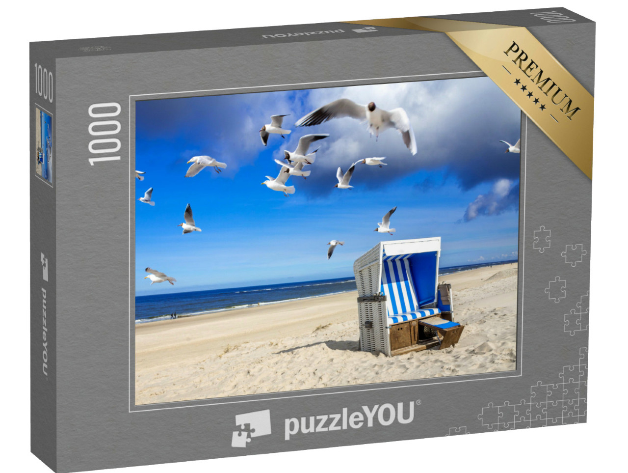 Puzzle 1000 Teile „Strand von Westerland, Sylt“