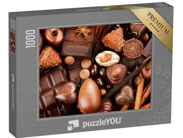 Puzzle 1000 Teile „Pralinen und Schokolade“