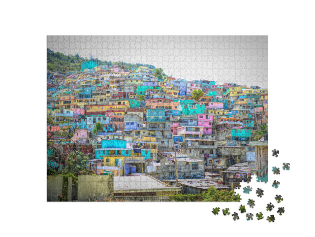 Puzzle 1000 Teile „Port-Au-Prince, Haiti“
