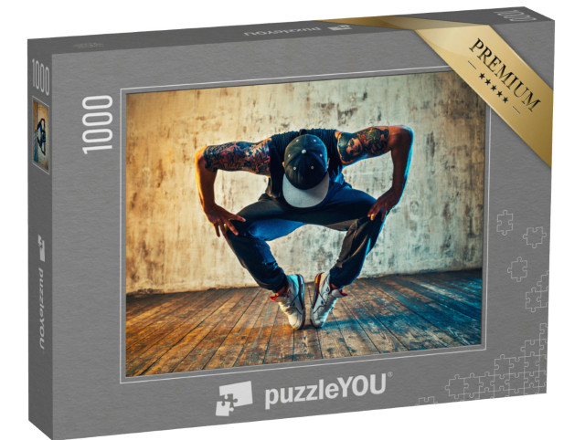 Puzzle 1000 Teile „Eine Breakdance-Pose“