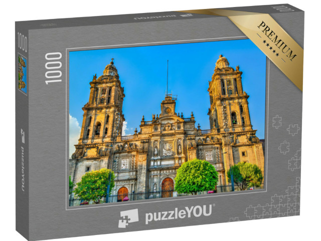 Puzzle 1000 Teile „Die Metropolitan-Kathedrale in Mexiko-Stadt“