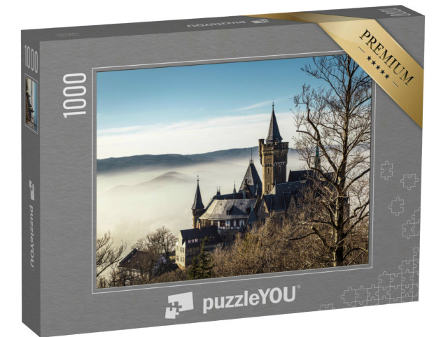 Puzzle 1000 Teile „Schloss Wernigerode im Nebel“