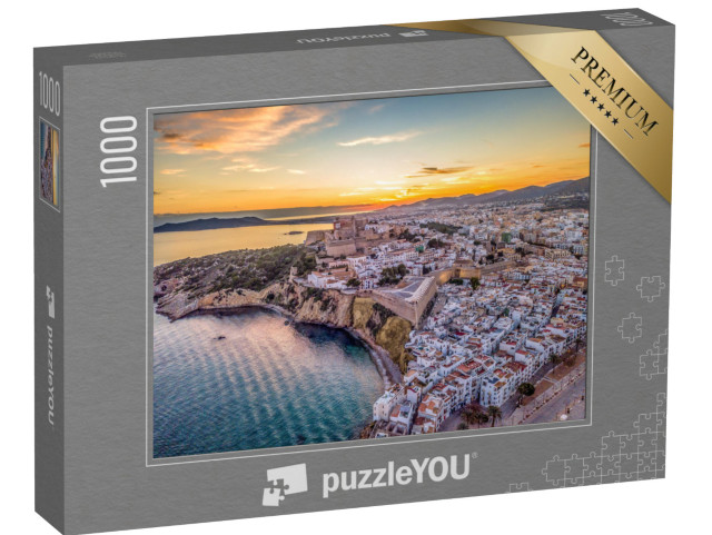 Puzzle 1000 Teile „Wunderschöner Sonnenuntergang über Ibiza“