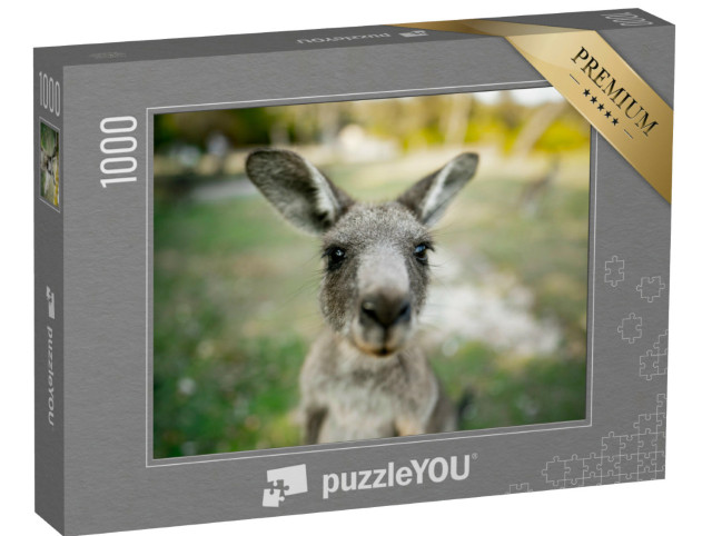 Puzzle 1000 Teile „Nahaufnahme eines Kängurus“