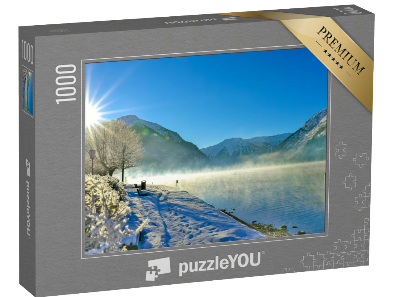 Puzzle 1000 Teile „Wunderschöner Achensee im Sonnenaufgang, Österreich“