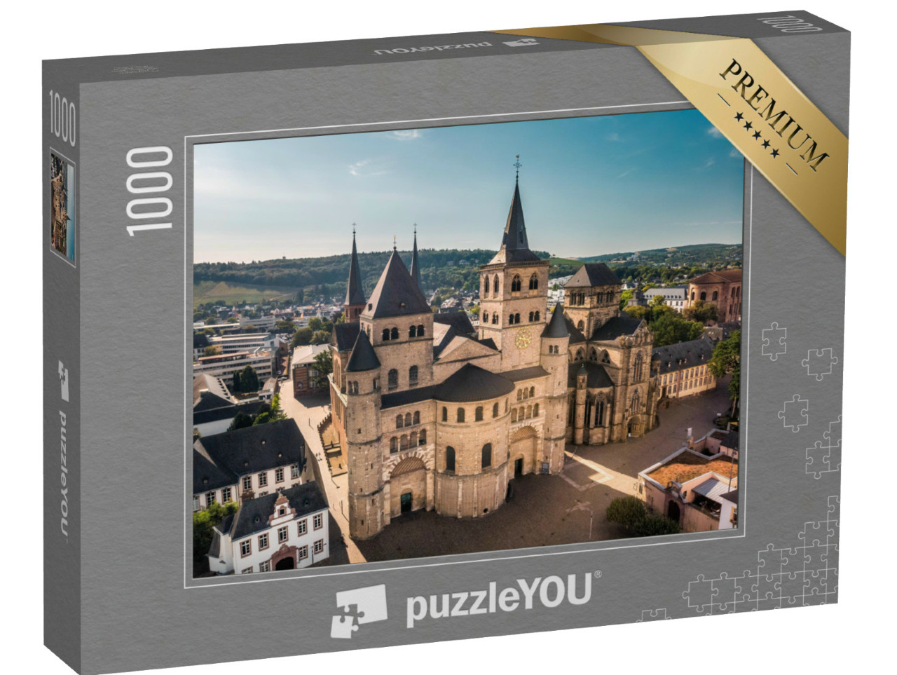 Puzzle 1000 Teile „Römisch-katholische Kirche in Trier, Rheinland-Pfalz, Deutschland“