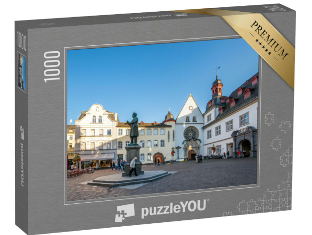 Puzzle 1000 Teile „Jesuitenplatz in Koblenz, Deutschland“